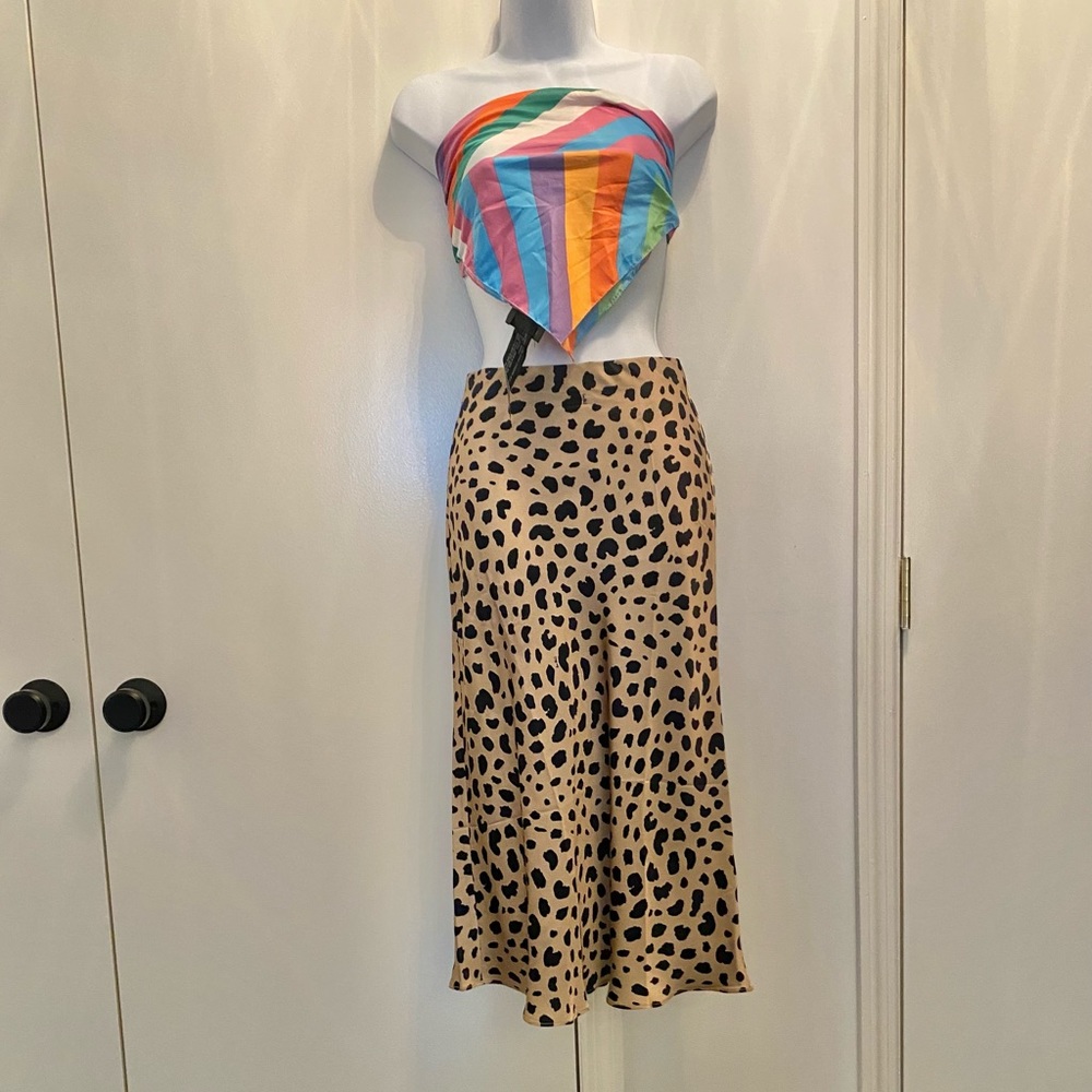 Realisation Par Leopard Naomi Skirt- Wild Things